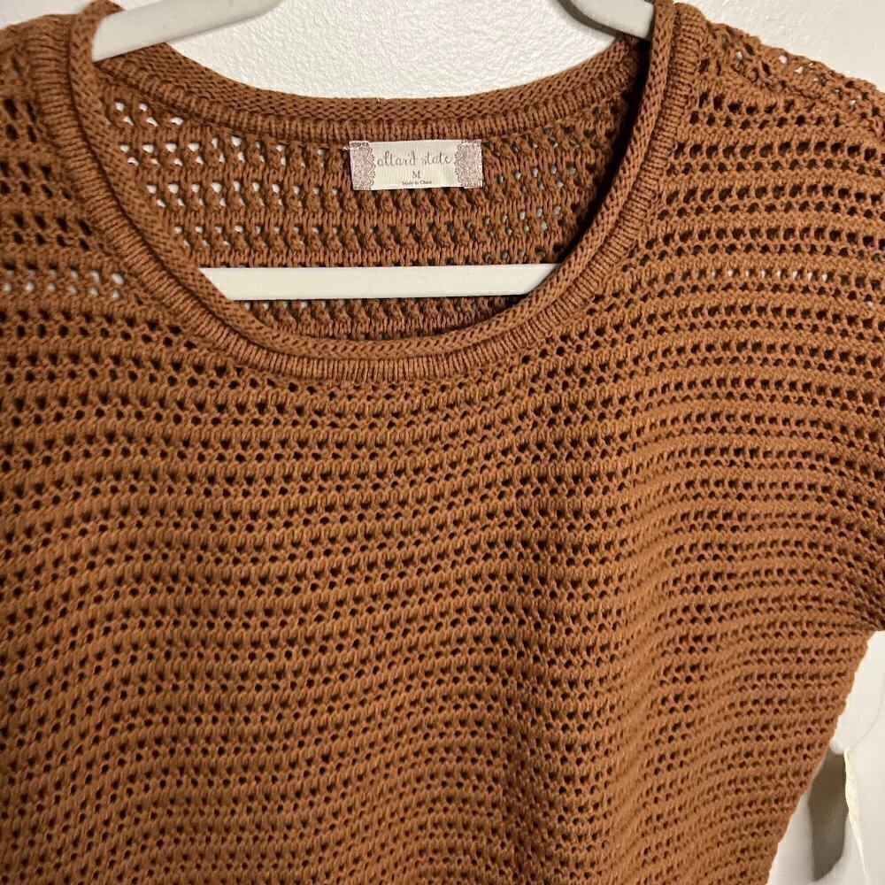 Altar'd State KARA Boxy Vest in Chestnut Color Size M - Picture 2 of 5